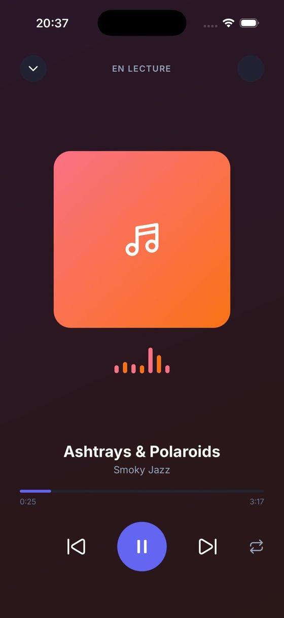 Lecteur de l’application Plai